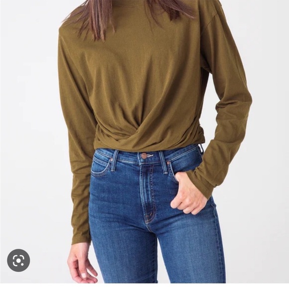 Frame Women's Wrap Around Long Sleeve size L - Picture 3 of 7